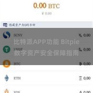 比特派APP功能 Bitpie数字资产安全保障指南