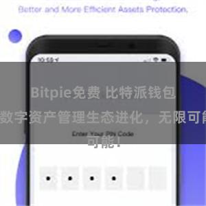 Bitpie免费 比特派钱包：数字资产管理生态进化，无限可能！