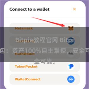 Bitpie教程官网 Bitpie钱包：资产100%自主掌控，安全可靠。