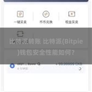 比特派转账 比特派(Bitpie)钱包安全性能如何？