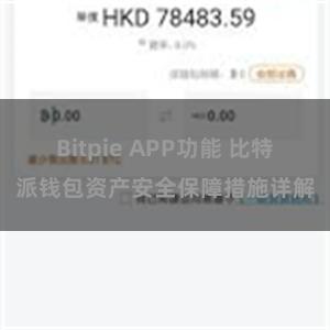 Bitpie APP功能 比特派钱包资产安全保障措施详解