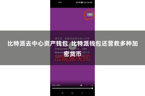 比特派去中心资产钱包  比特派钱包还营救多种加密货币